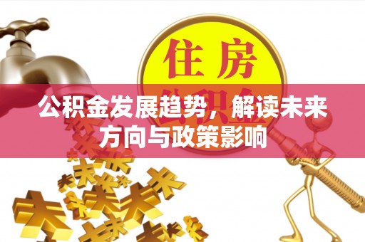武侯公积金发展趋势，解读未来方向与政策影响