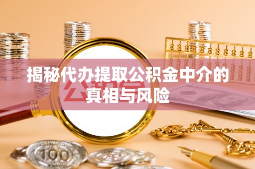 武侯揭秘代办提取公积金中介的真相与风险