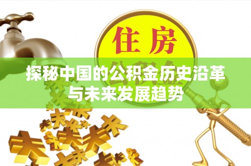 武侯探秘中国的公积金历史沿革与未来发展趋势
