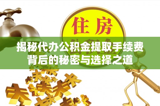 武侯揭秘代办公积金提取手续费背后的秘密与选择之道