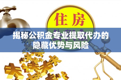 武侯揭秘公积金专业提取代办的隐藏优势与风险