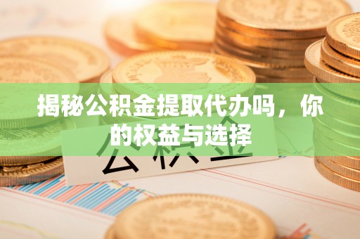 武侯揭秘公积金提取代办吗，你的权益与选择
