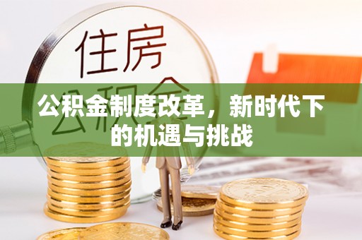 武侯公积金制度改革，新时代下的机遇与挑战