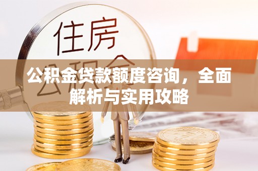 武侯公积金贷款额度咨询，全面解析与实用攻略