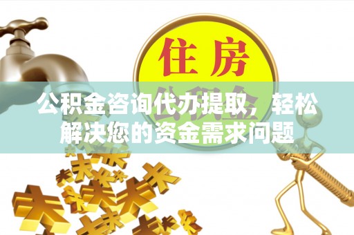 武侯公积金咨询代办提取，轻松解决您的资金需求问题