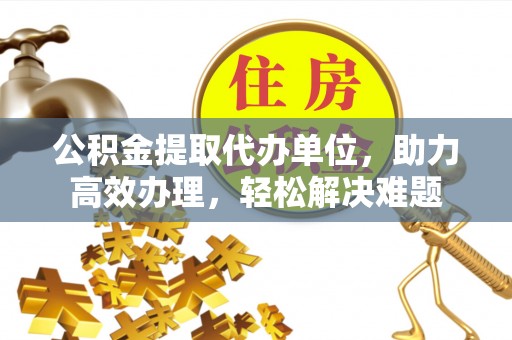 武侯公积金提取代办单位，助力高效办理，轻松解决难题