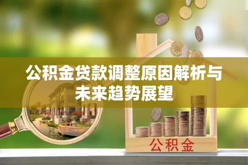 武侯公积金贷款调整原因解析与未来趋势展望