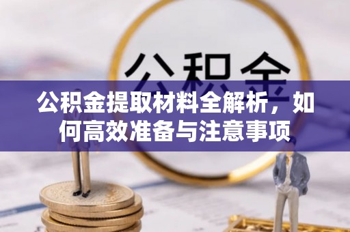武侯公积金提取材料全解析，如何高效准备与注意事项