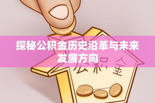 武侯探秘公积金历史沿革与未来发展方向