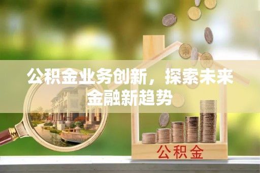 武侯公积金业务创新，探索未来金融新趋势