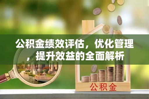 武侯公积金绩效评估，优化管理，提升效益的全面解析