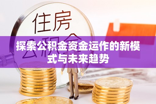 武侯探索公积金资金运作的新模式与未来趋势