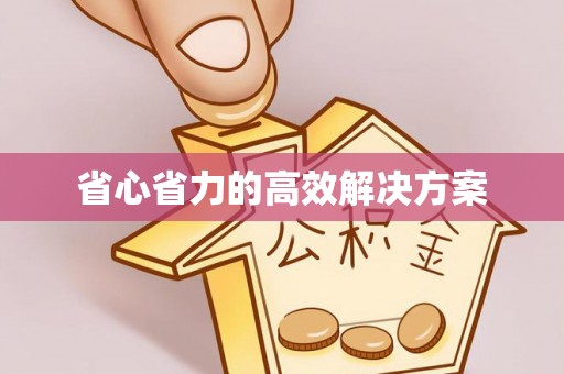 武侯省心省力的高效解决方案