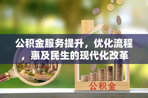 武侯公积金服务提升，优化流程，惠及民生的现代化改革