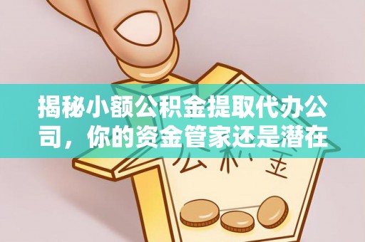 武侯揭秘小额公积金提取代办公司，你的资金管家还是潜在风险？