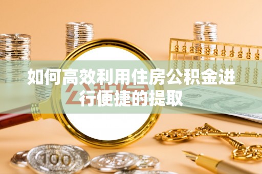武侯如何高效利用住房公积金进行便捷的提取
