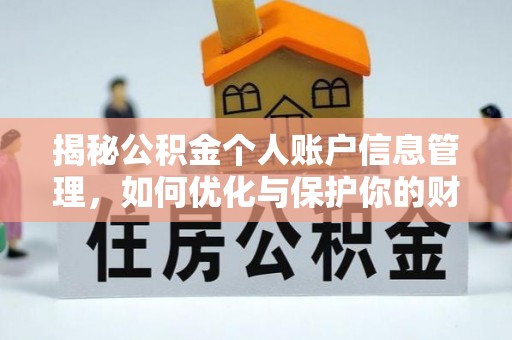 武侯揭秘公积金个人账户信息管理，如何优化与保护你的财务安全