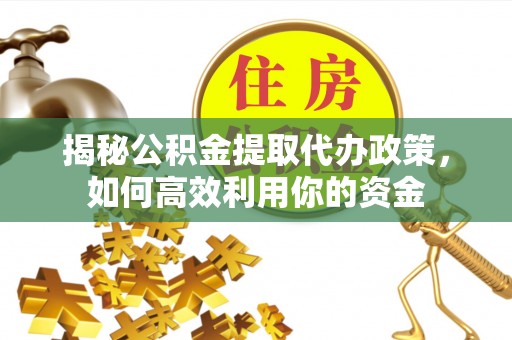 武侯揭秘公积金提取代办政策，如何高效利用你的资金