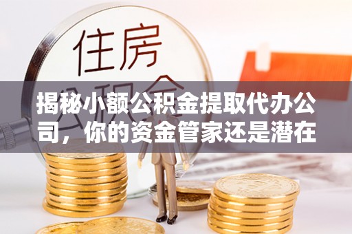 武侯揭秘小额公积金提取代办公司，你的资金管家还是潜在陷阱？