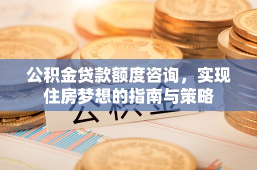 武侯公积金贷款额度咨询，实现住房梦想的指南与策略